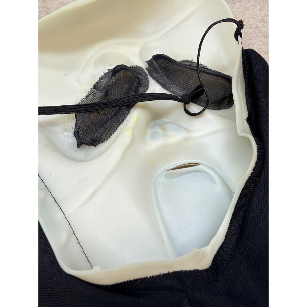 Ghostface Scream Mask Halloween Horror Movie Costume Accessory Black White - Picture 3 of 6